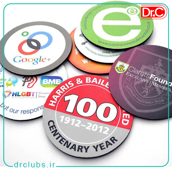 زیر لیوانی فومی دایره